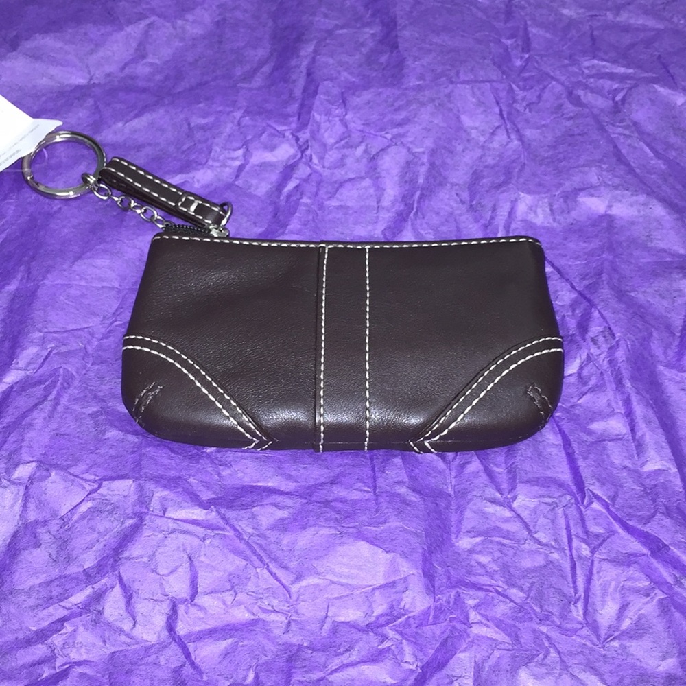 Coach keychain change purse